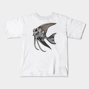 Fish - Angelfish - Marbled Kids T-Shirt